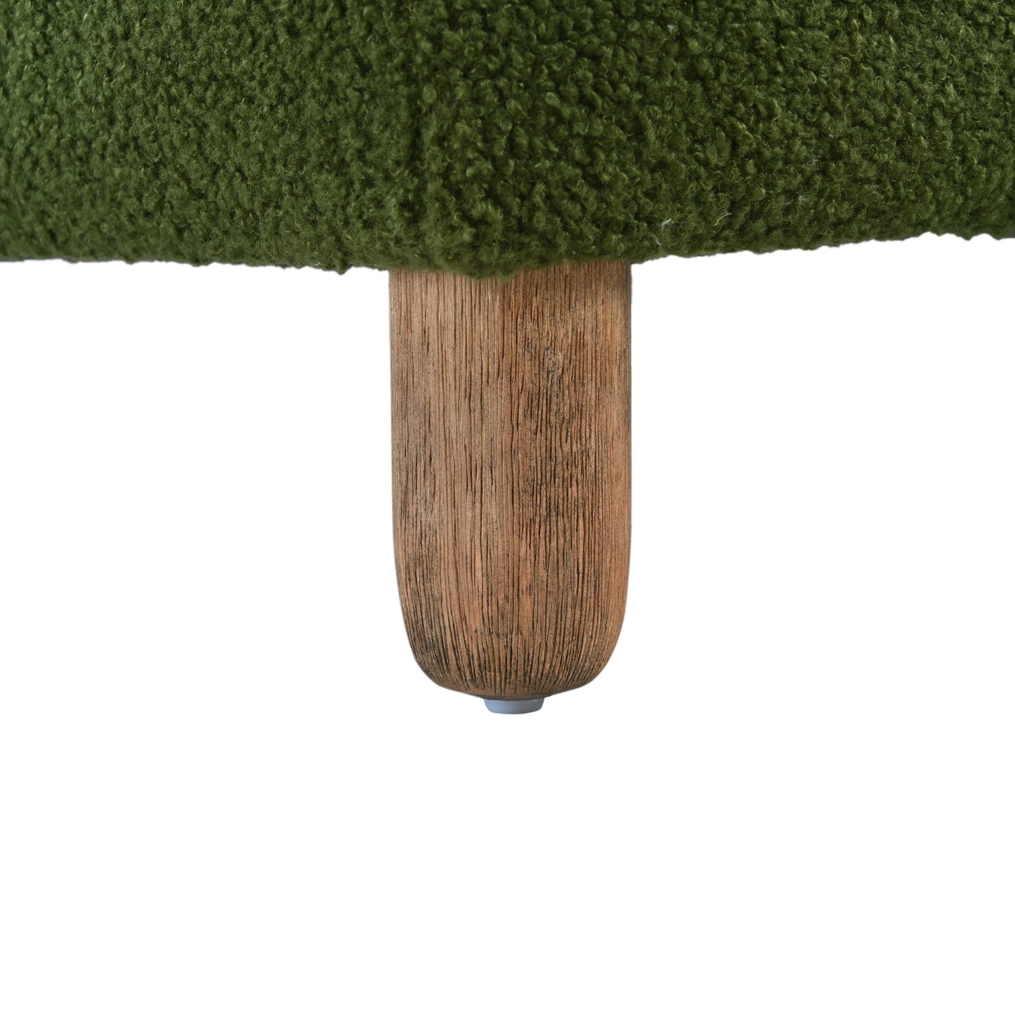 Wospun Contemporary Wood Comfortable Ottoman