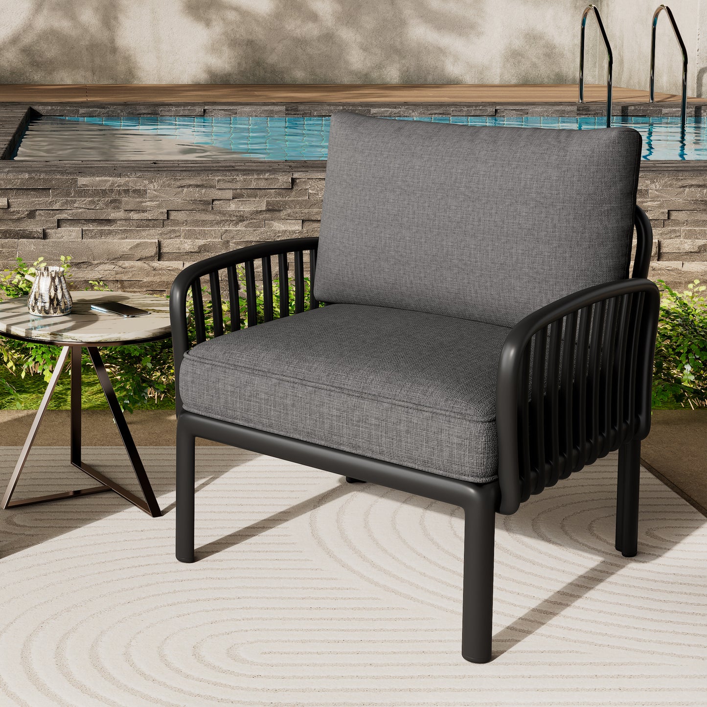 Peregri Outdoor Patio Upholstered Chair