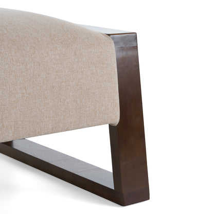 Isoldea Modern Fabric Ottoman Bench