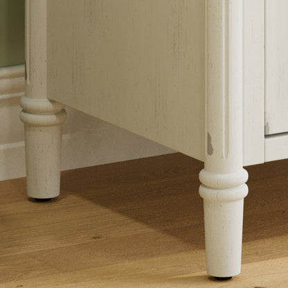 Kizzo 31" Vintage Bathroom Vanity with Sink, Rustic Bathroom Cabinet