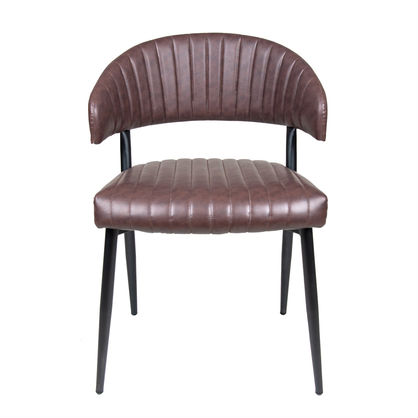 Brama Faux Leather Upholstered Dining Chair (Set of 2)