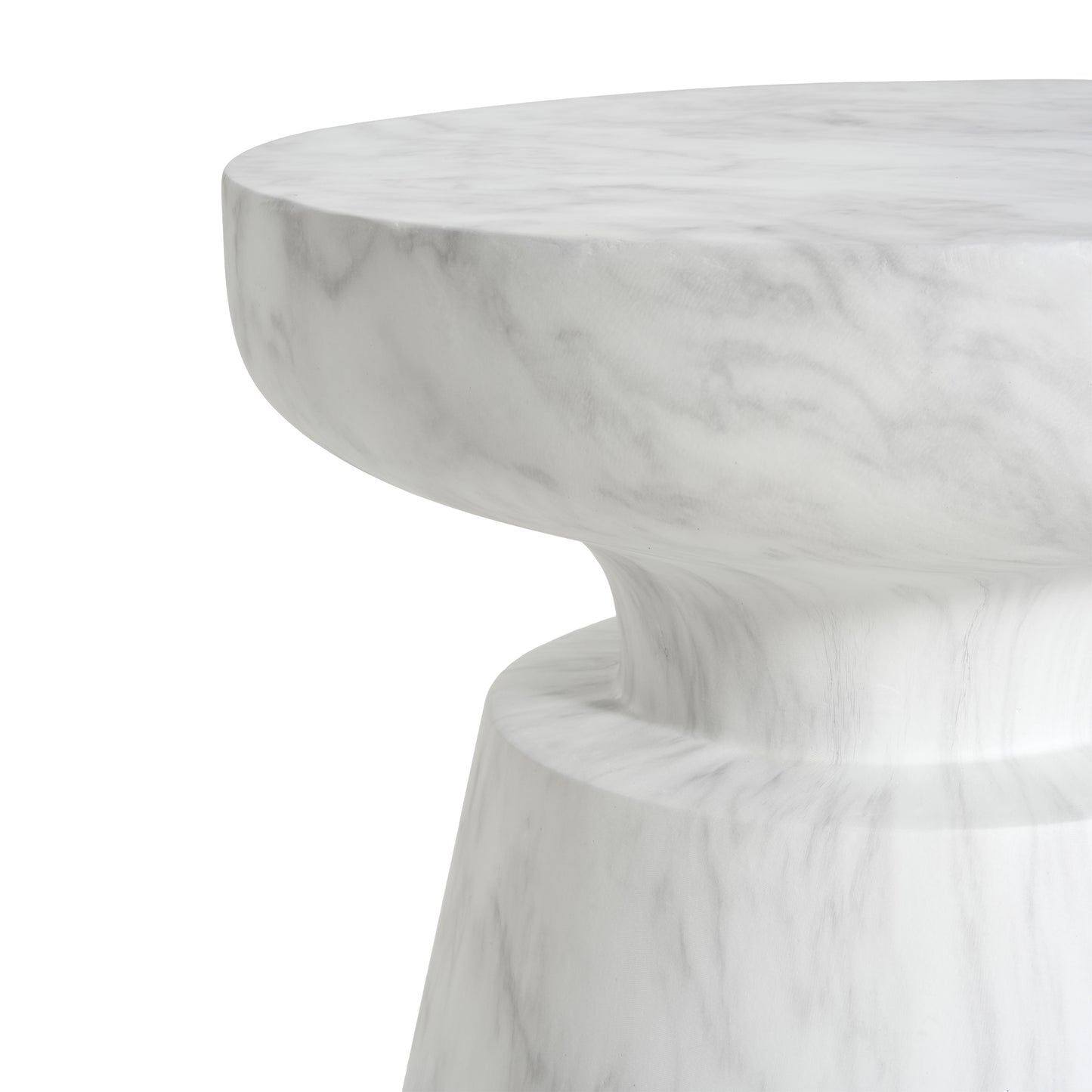 Orvellan Outdoor Ponti Travertine Side Table