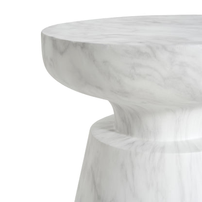 Orvellan Outdoor Ponti Travertine Side Table