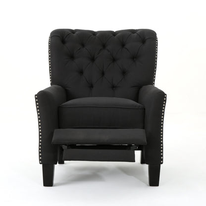 Finnion Modern Fabric Push Back Recliner