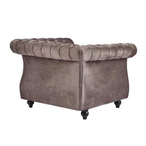 Galilea Chesterfield Velvet Club Chair