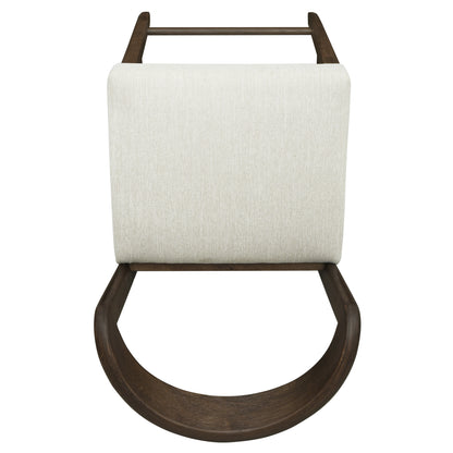 Cavovasir Solid Rubber Wood Counter Stools,Set of 2