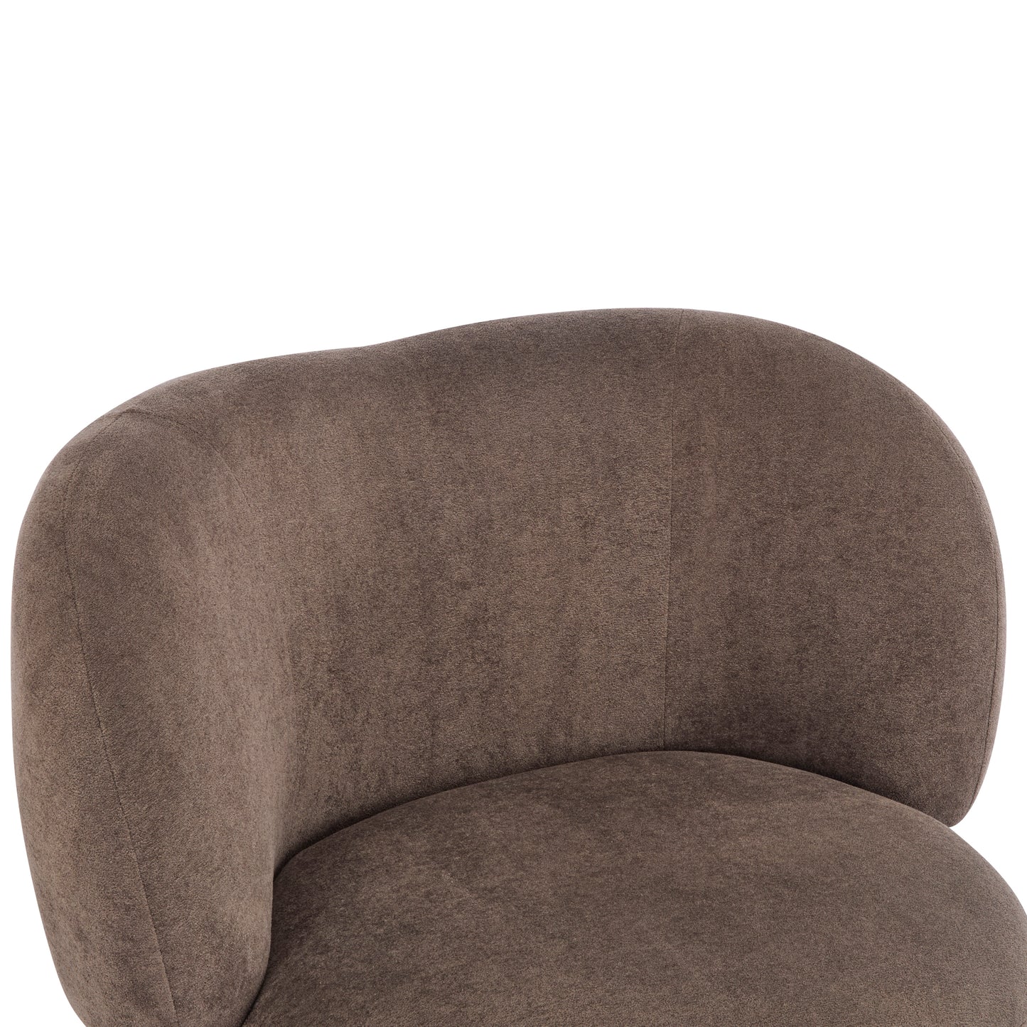 Demidorium Cozy Upholstery Solid Wood Wingback Armchair