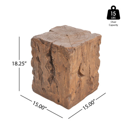 Amiral Outdoor And Indoor Stump Shape Side Table