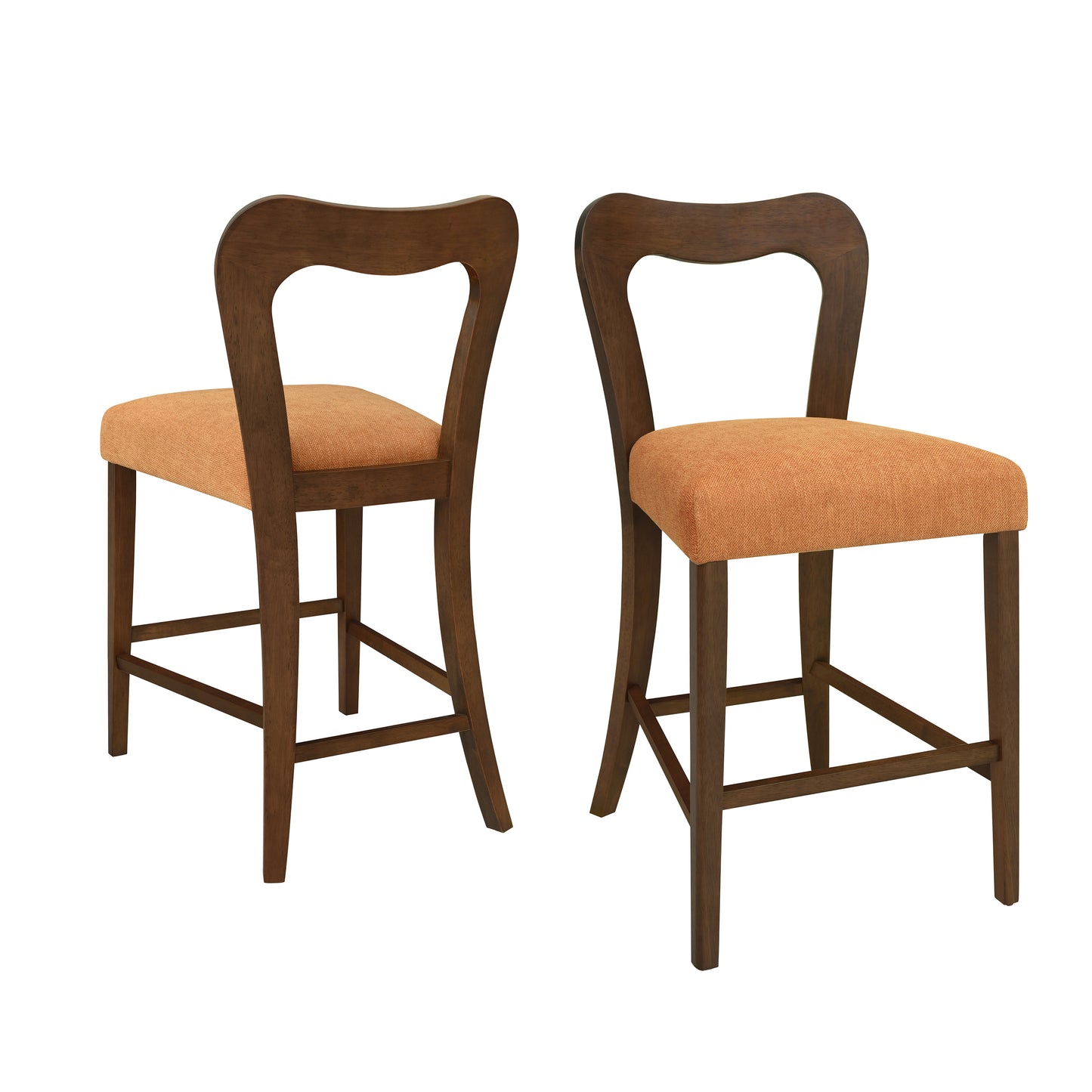 VintParlor 25.5 in. Modern Upholstered Counter Stools,Set of 2