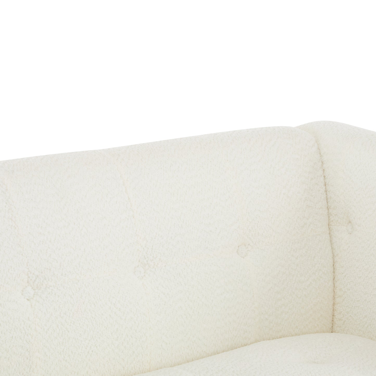 Crotar Modern Upholstered Boucle 3-seater Sofa