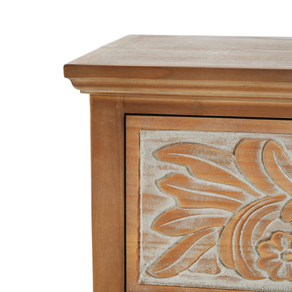 Caradoc Bohemian Style Accent Dresser With Three Drawer