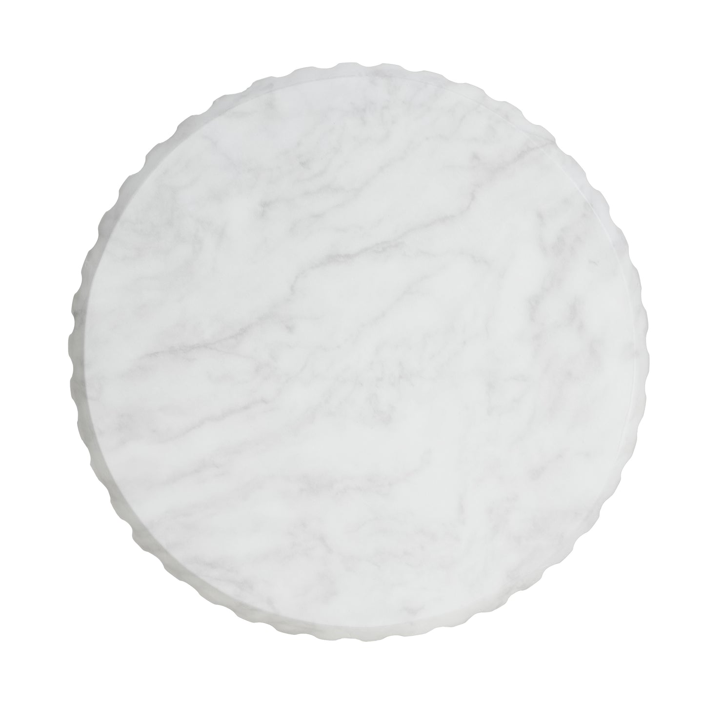 Alisarae Outdoor Cicci Carved Side Table