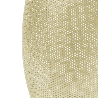 Grandoer Round Metal Hollow Side Table