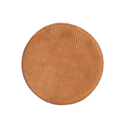 Evier Outdoor Patio Round MGO Side Table, Brown