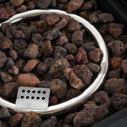 Kirathira Extendable Rectangle Aluminum fire Pit Table, 50,000BTU