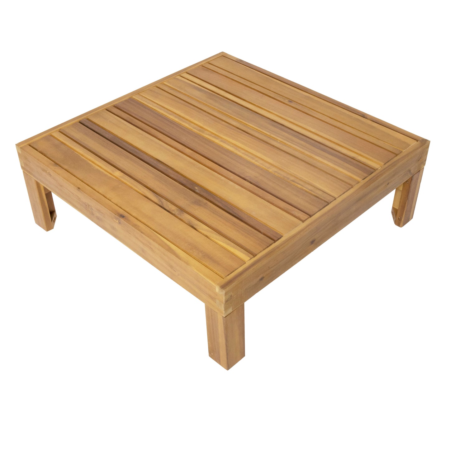 Allegra Outdoor Acacia Wood Coffee Table