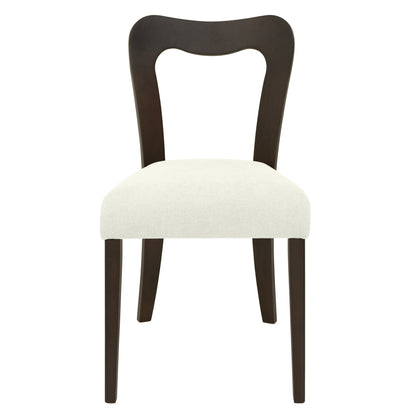 Revory Modern Upholstered Dining Chairs with Open Back,Set of 2