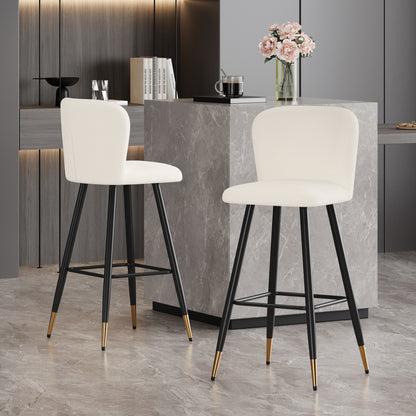 Orion Upholstered Bar Stools with Footrest