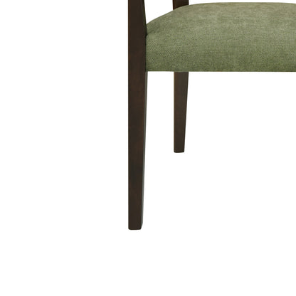 Serenal Modern Upholstered Dining Chairs with Cane Webbing,Set of 2
