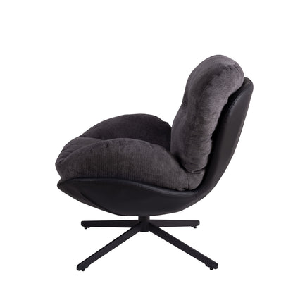 Savola Modern 360 Degree Swivel Upholstered Chenille Accent Chair