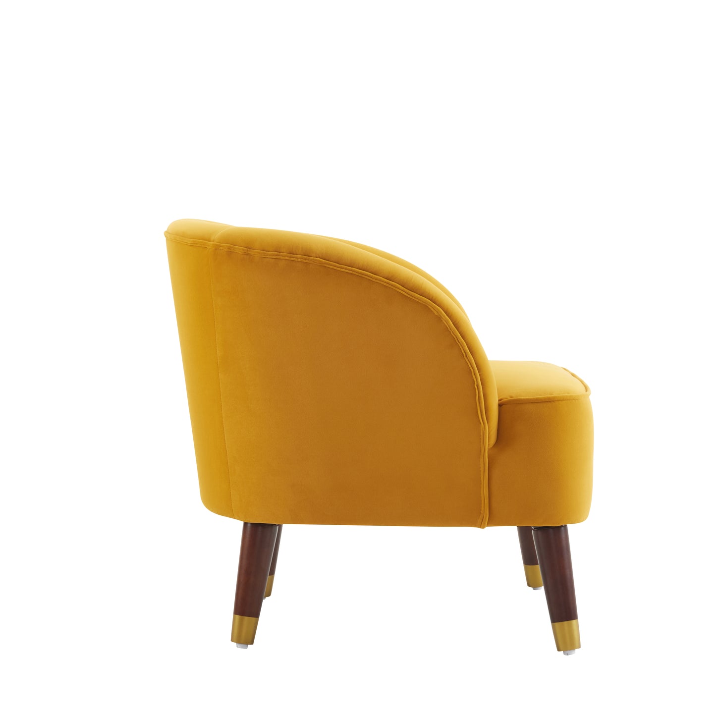 Veneras Velvet Barrel Club Chair