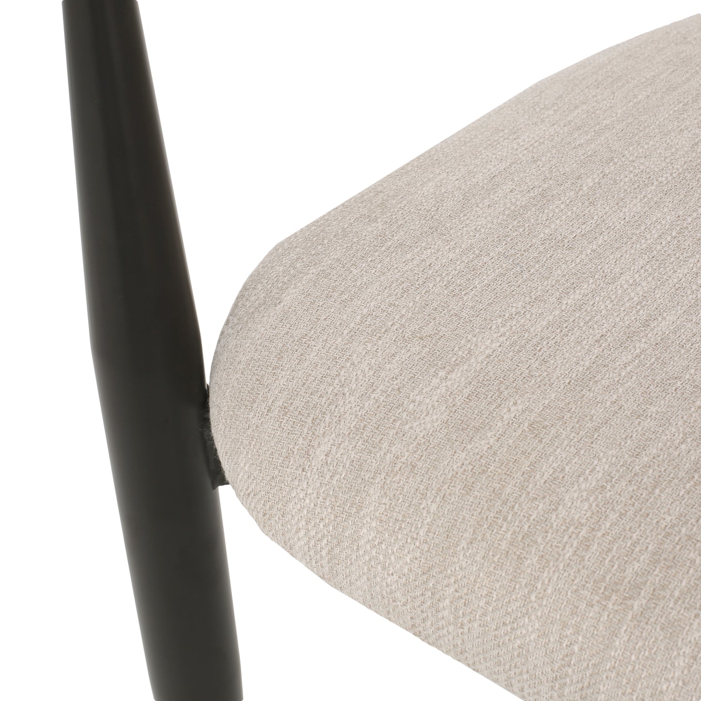 Embare Minimalist  Style Metal Loveseat Settee