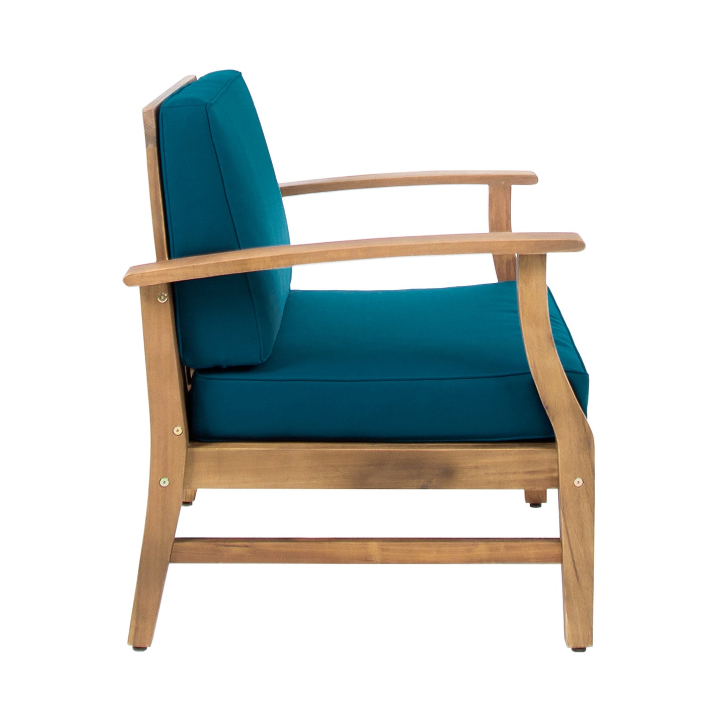 Abena Outdoor Acacia Wood Club Chair