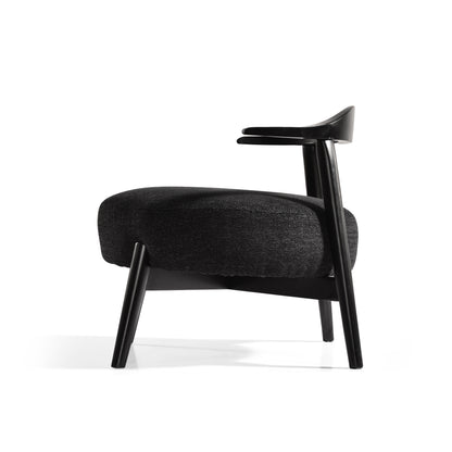 Acamar Acamar Polyester and Birch Wishbone Accent Chair