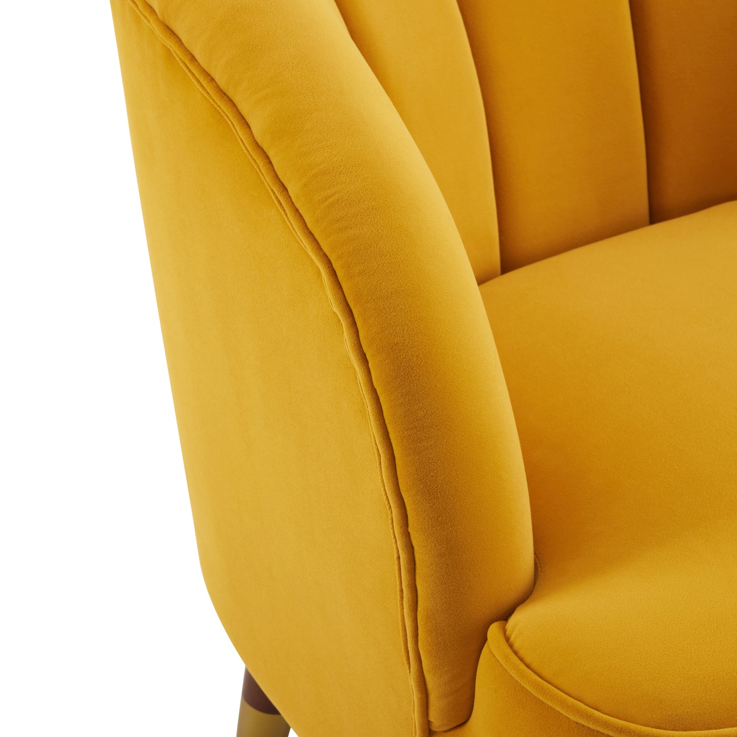 Veneras Velvet Barrel Club Chair