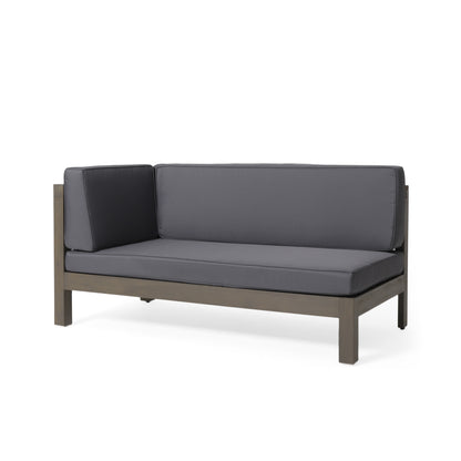 Brava X-Back Acacia Wood Water Repellent Patio Sofa