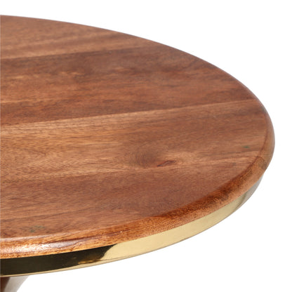 Ardene Luxury Round Pedestal Side End Table