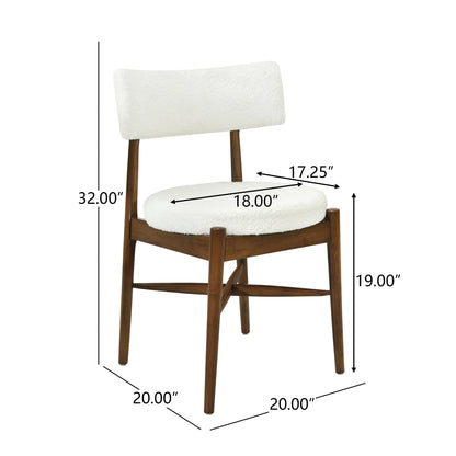 Celestee Modern Upholstered Dining Chairs, Set of 2