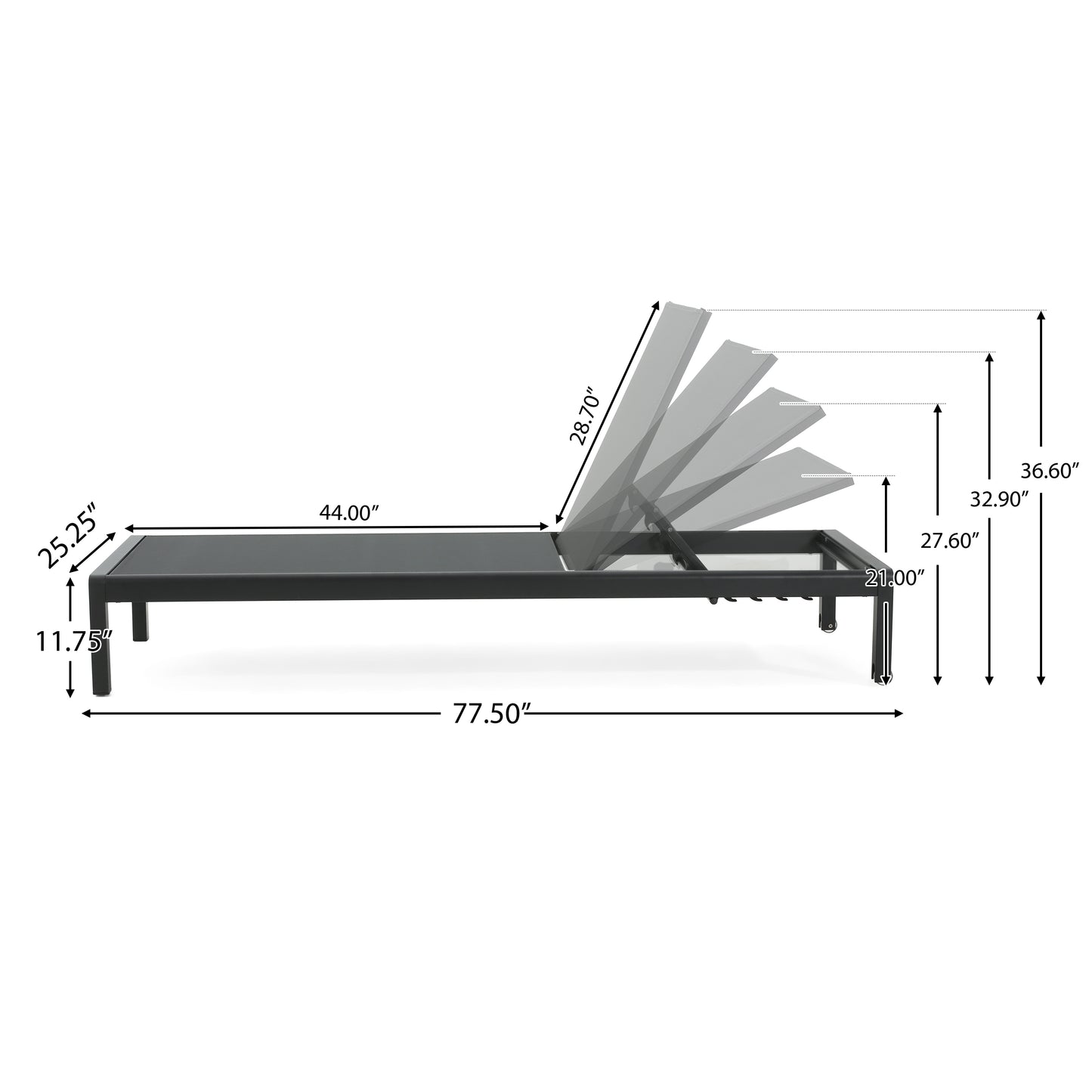 Crested Bay Chaise Lounges (Set of 2)