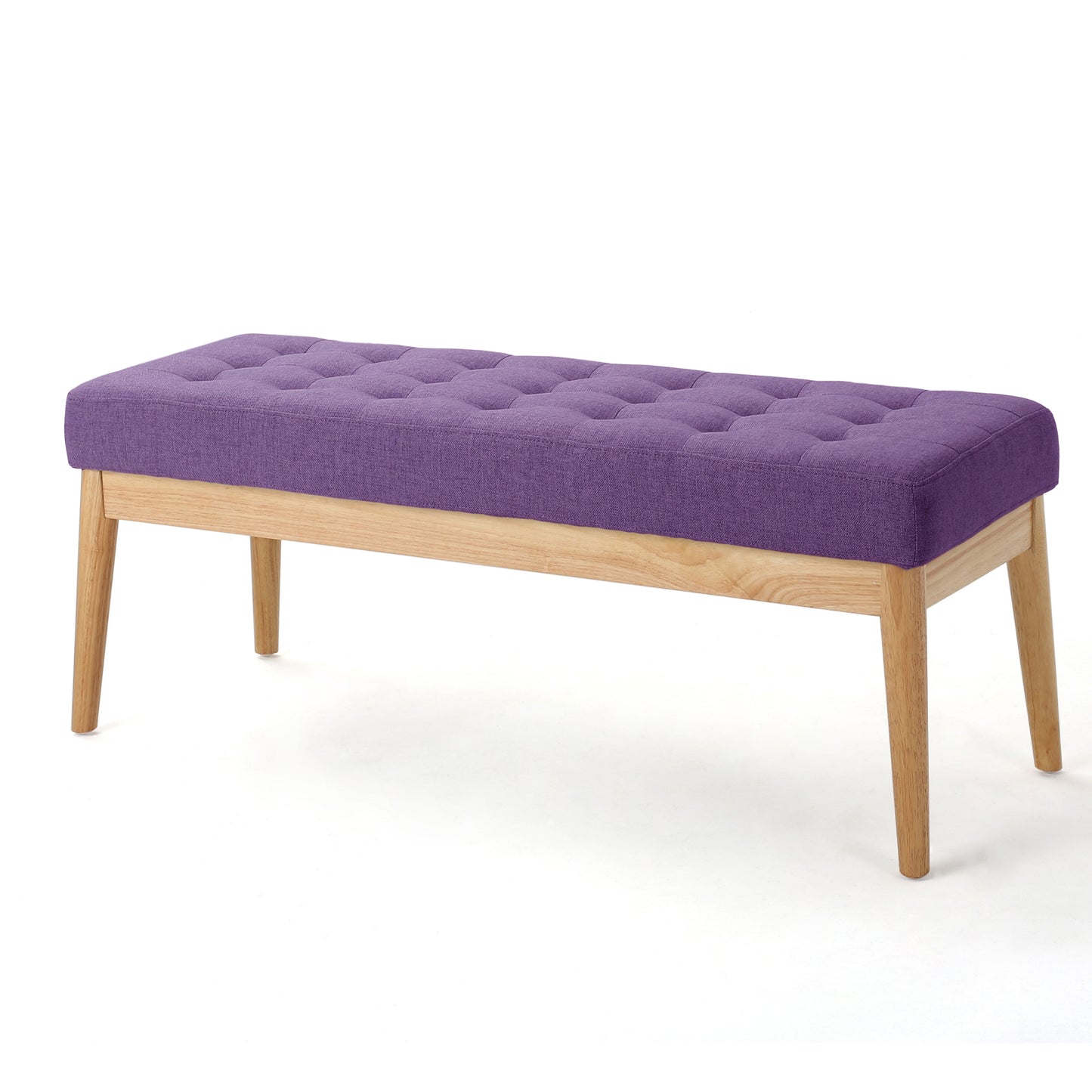 Anglo Modern Mid-Century Fabric Bench
