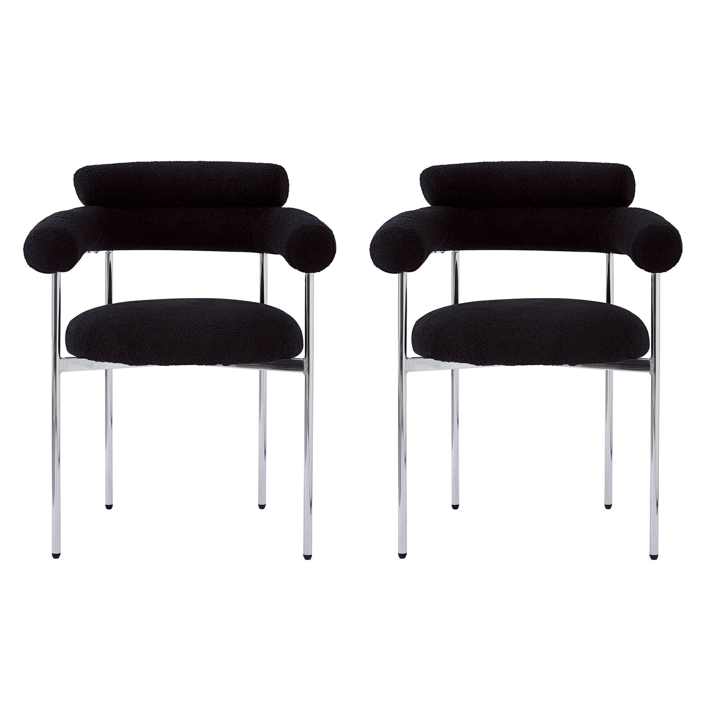 Jornic Modern Arm Upholstered Dining Chair