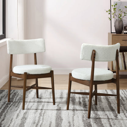 Celestee Modern Upholstered Dining Chairs, Set of 2