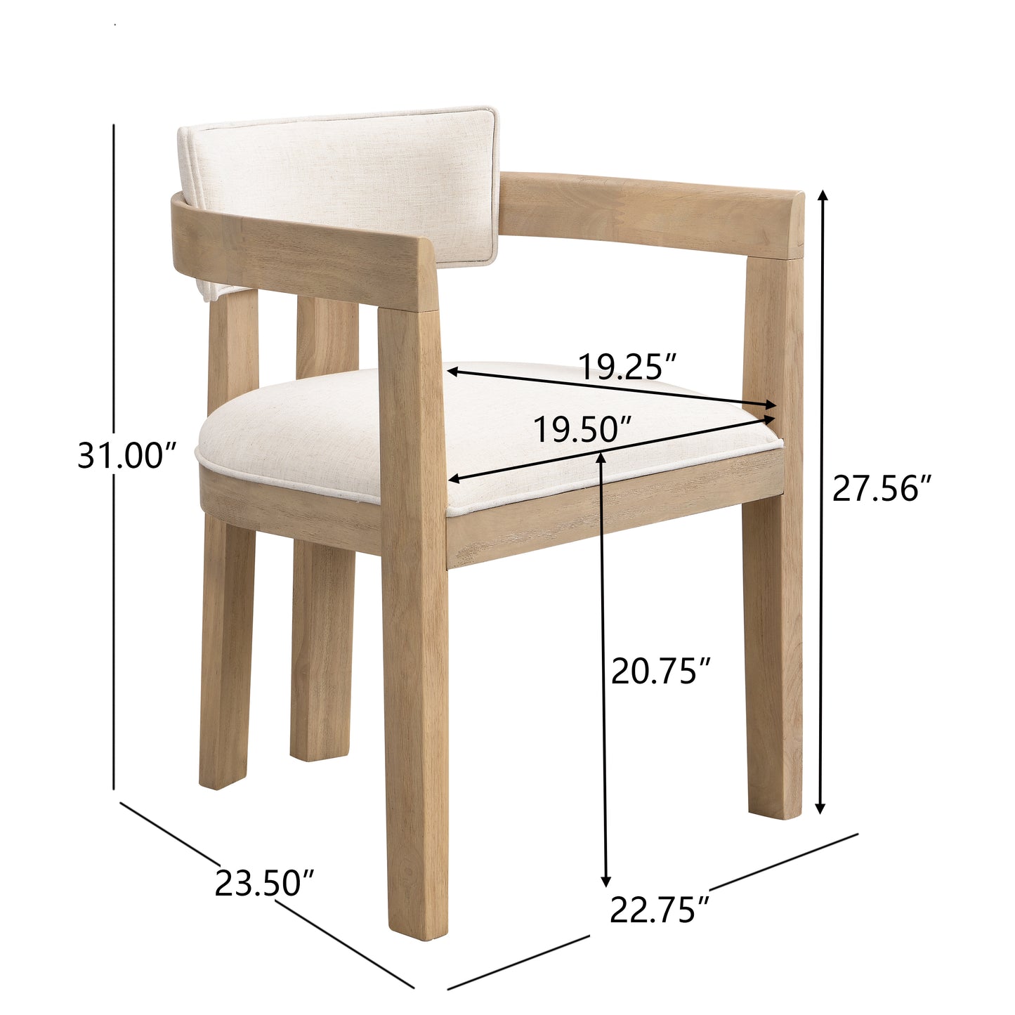 Celestia Modern Upholstered Dining Chairs