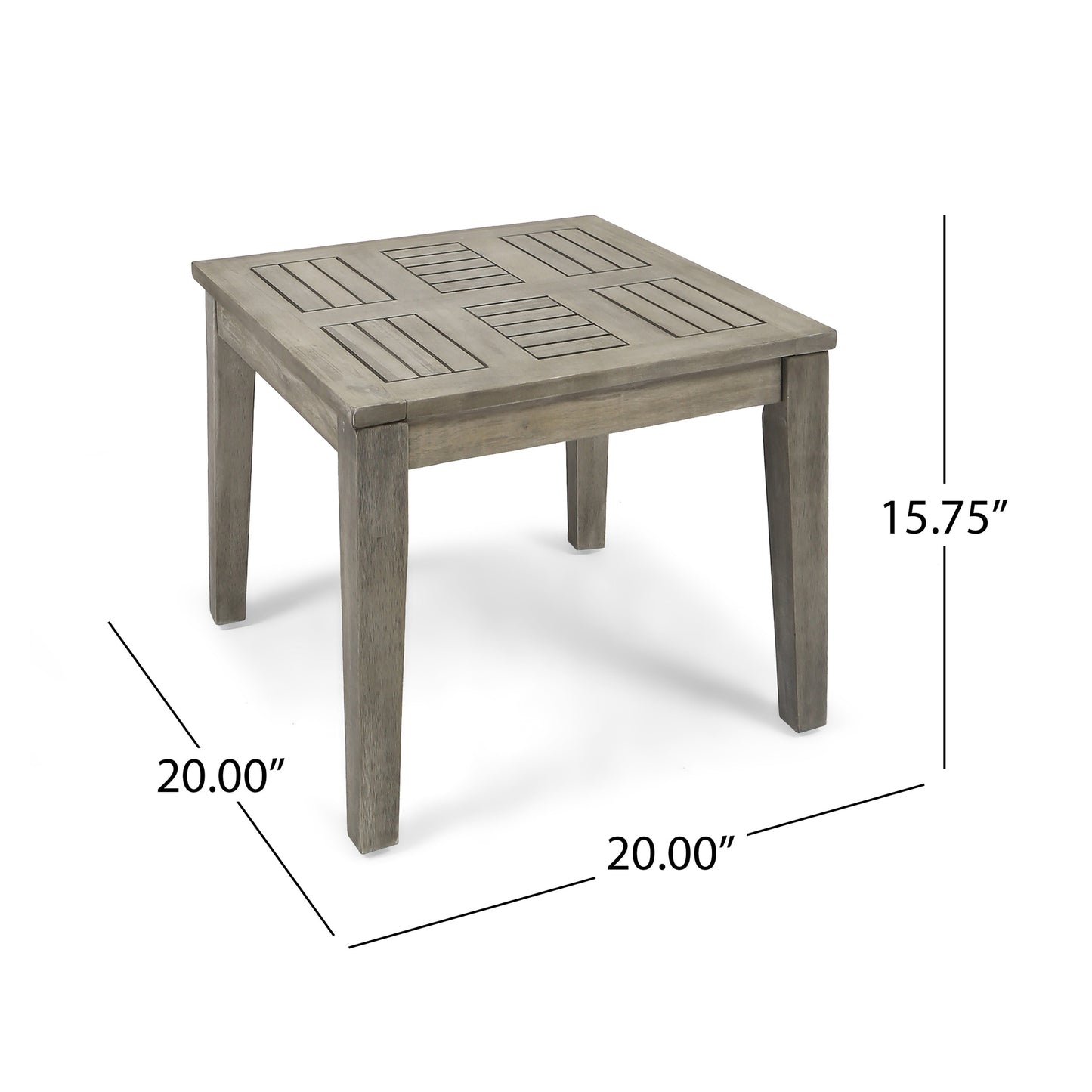 Savannah Outdoor Acacia Wood Side Table