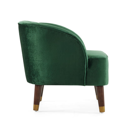 Veneras Velvet Barrel Club Chair