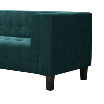 Sororia Velvet 3-Seater Low Profile Sofa