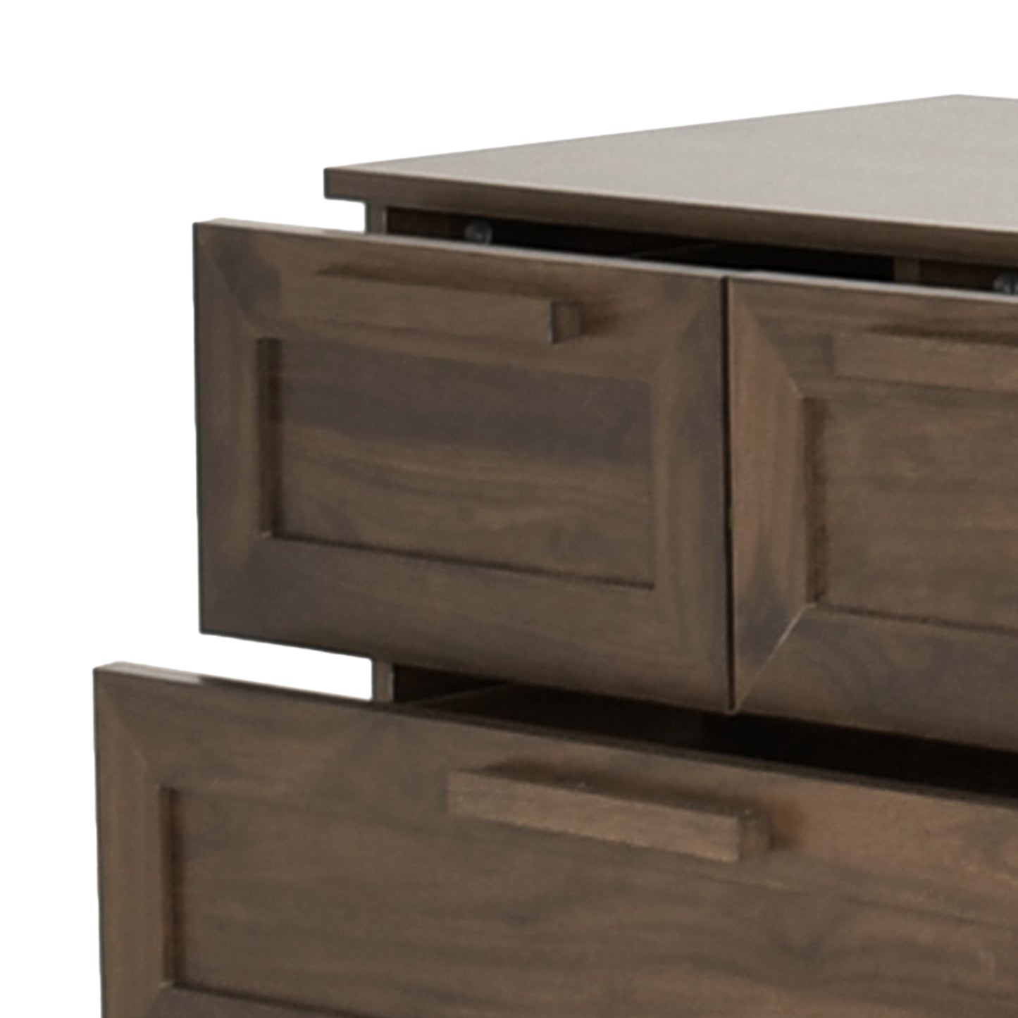 Broxon Rustic Wide 4 Drawer Dresser