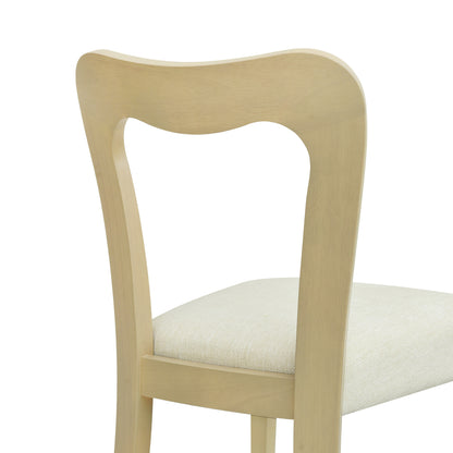 Revory Modern Upholstered Dining Chairs with Open Back,Set of 2