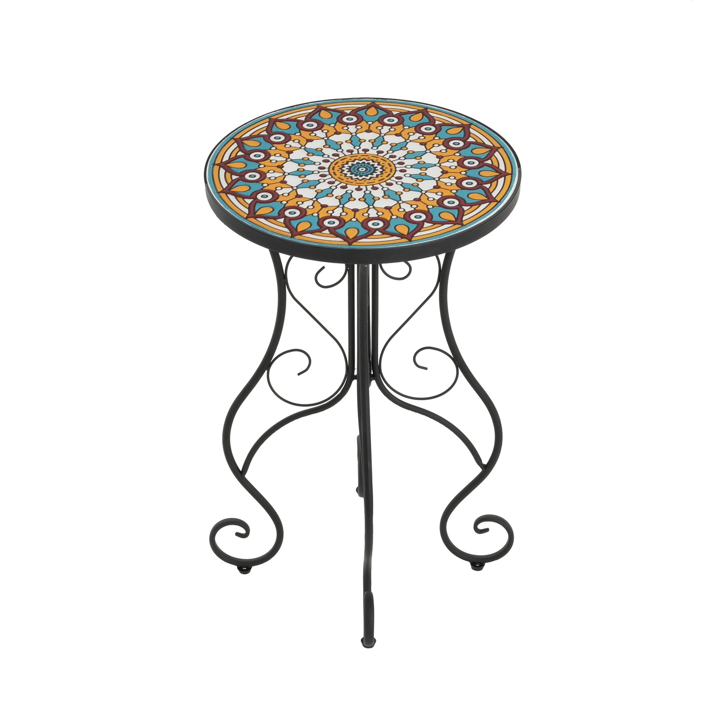 Thanee Outdoor Patio Round Side Table