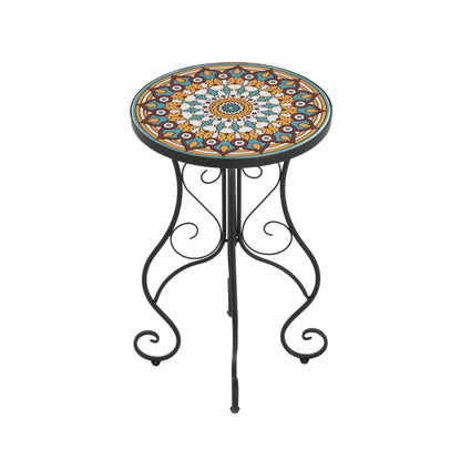 Thanee Outdoor Patio Round Side Table