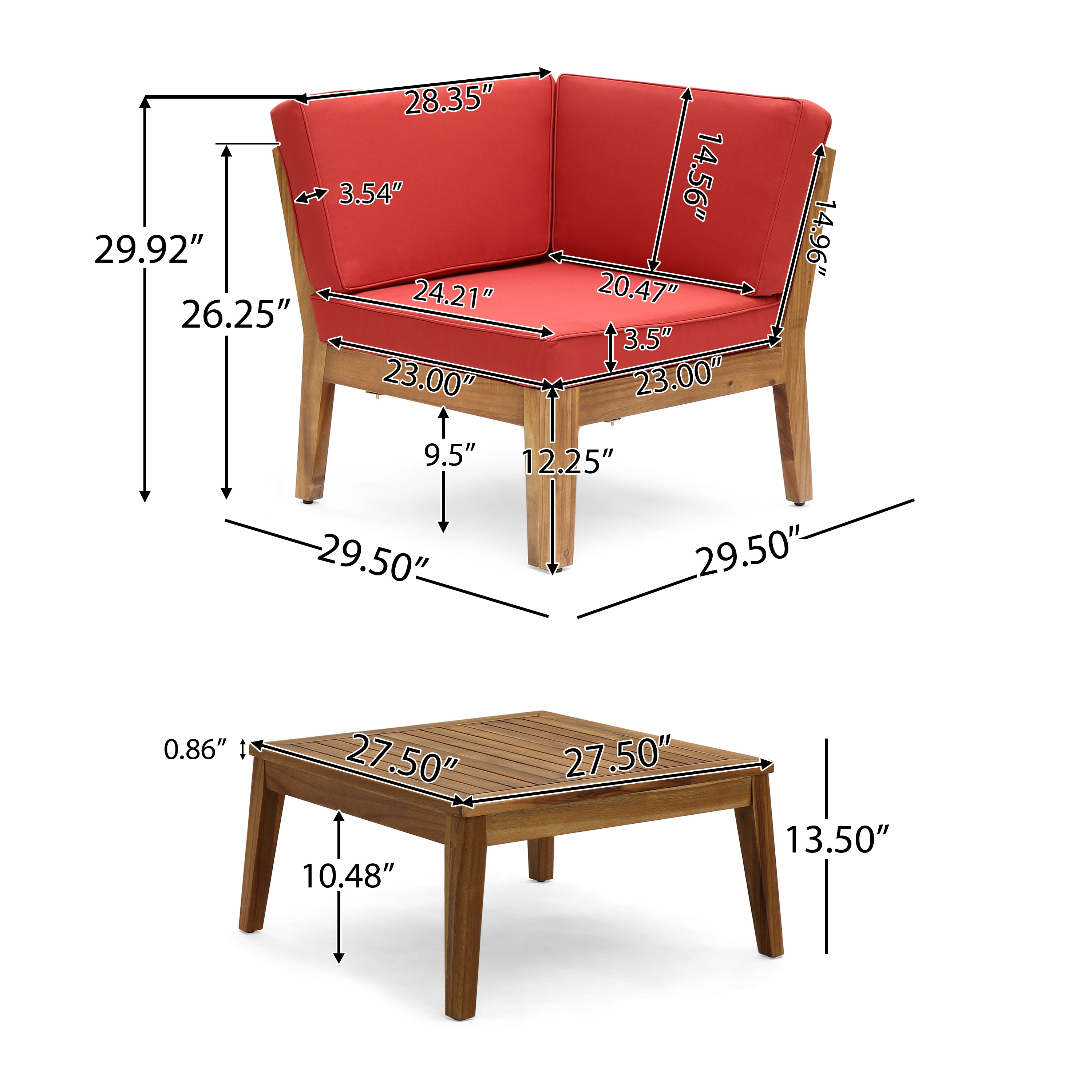 Gisella 7 discount piece dining set