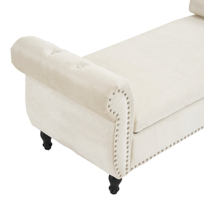 Luffy Upholstered Storage Ottoman Bench