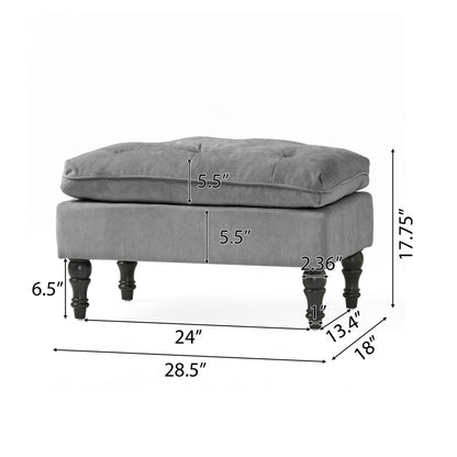 San Pico lofton pillow top ottoman