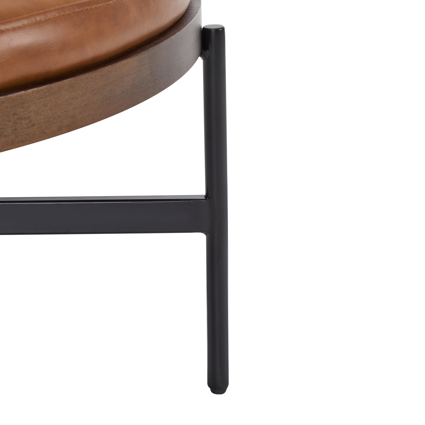 Lyricie Modern Round Ottoman Bench Table