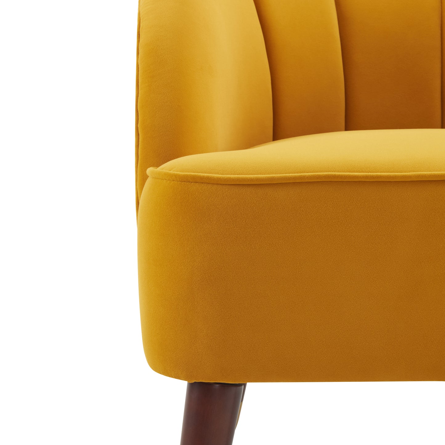 Veneras Velvet Barrel Club Chair