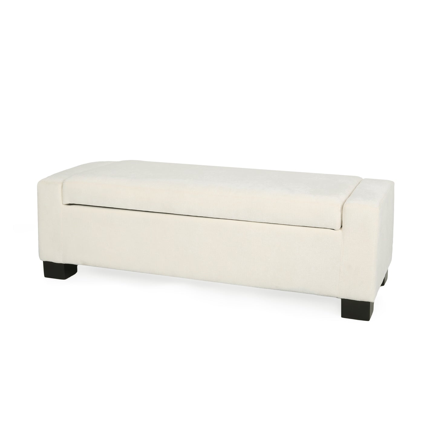 Korvallis Korvallis Indoor Fabric Storage Ottoman Single